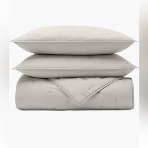 Boll & Branch NWT Full/Queen Airy Voile quilt & sham set